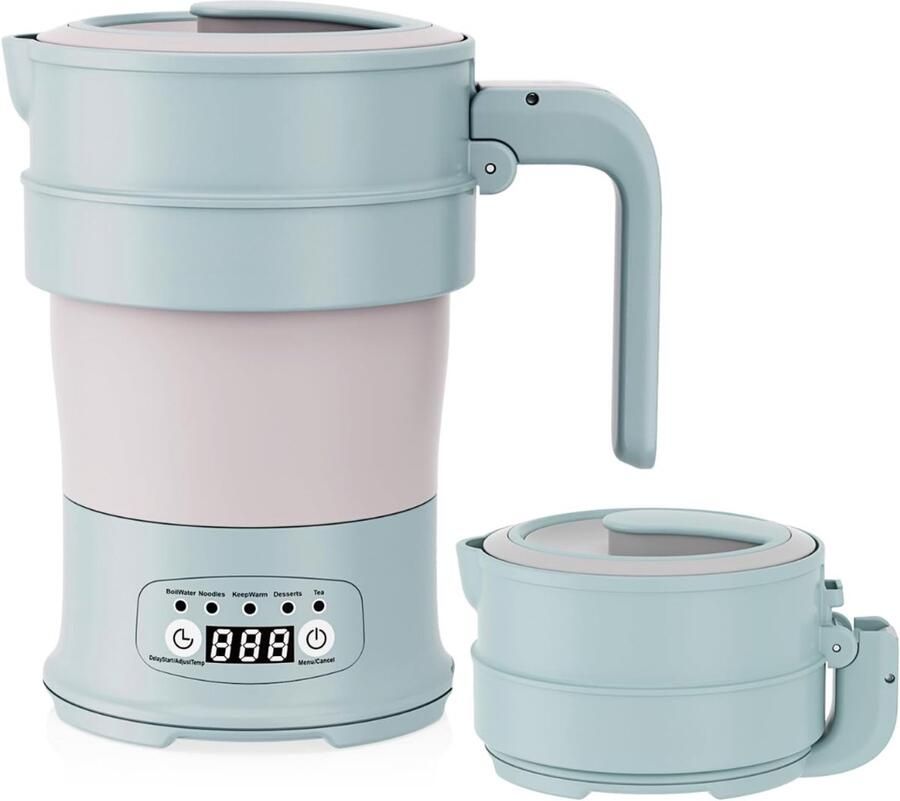 Zavio Mini Waterkoker Reiswaterkoker Draagbare Waterkoker