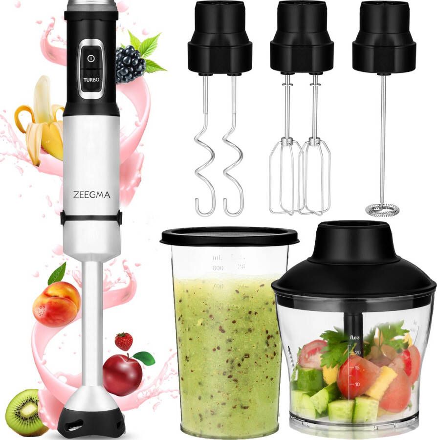 Zeegma Handy Chef Staafmixer 1500W Set 5in1 turbofunctie - Foto 1
