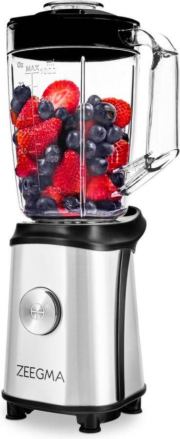 Zeegma Vitamine Blender Smoothie Maker 2 x To Go Beker & Mixen 1 liter 1050 Watt To Go Mix & GO Smoothies - Foto 3