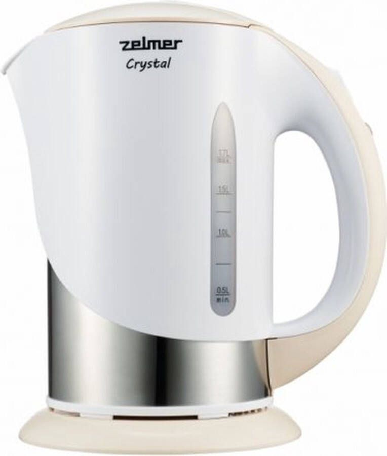 Zelmer ZCK7630I waterkoker 1 7 l 1850 W Crème Zilver Wit