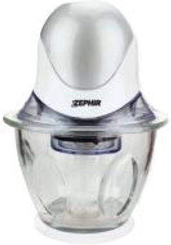 Zephir ZHC4604 elektrische hakmolen 0 8 l 300 W Zilver Transparant Wit