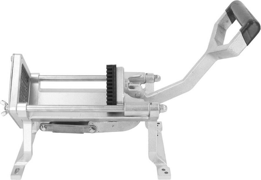 Zeynomax Professionele Frietensnijder van Roestvrijstaal Commerciële Snijmachine voor zoete aardappelen Wortel snijder voor yam en komkommers Anti-slip basis 12 mm snijdikte