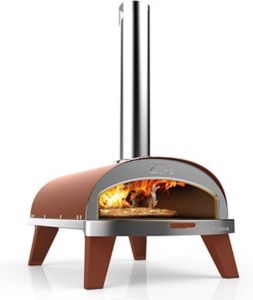ZiiPA Pizza oven Piana Pellets Houtskool Coriedieten pizzasteen kleur Terracotta