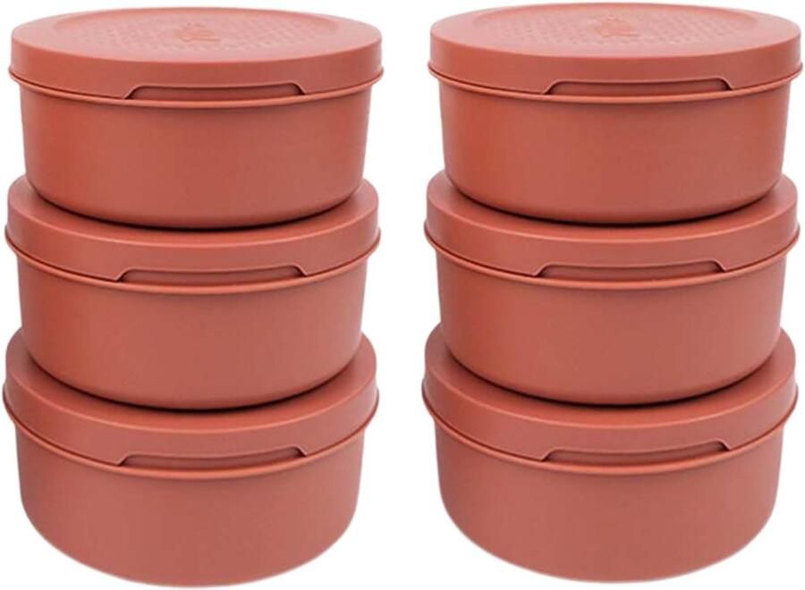 ZiiPA Pizzadeeg doos ø 16 cm 250 gram Terracotta 6 stuks