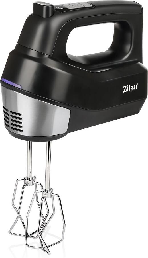 Zilan Handmixer met Digitale Display – 6 Snelheden – Turbo Functie – 250W – RVS Deeghaken & Kloppers – Elektrische Mixer voor Bakken en Koken