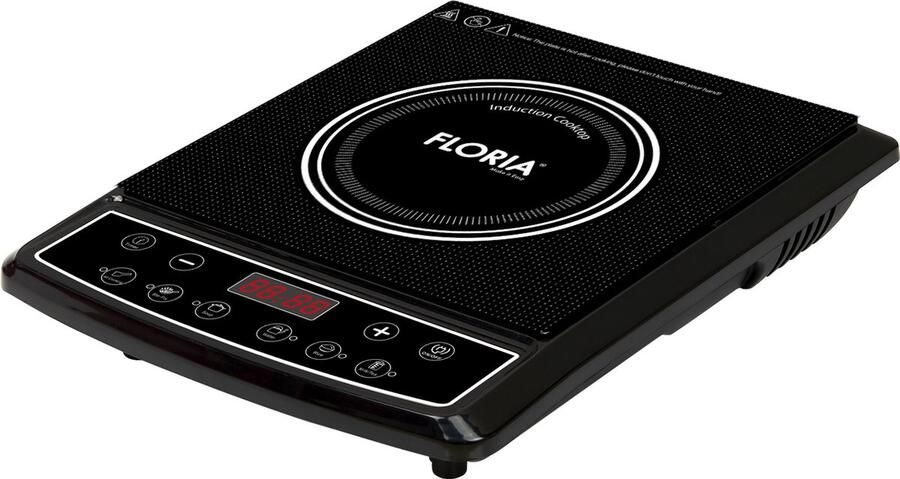 Zilan Inductie kookplaat vrijstaand 1 pit 1500 watt energiezuinig 4 uur timer 8 standen