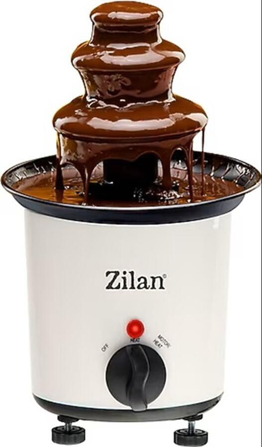 Zilan ZLN2144 Luxe Chocoladefontein – 200 ml – 30W – Max. 80 °C – Compact & Energiezuinig – Perfect voor Feest Fondue & Romantische Avonden – Eenvoudig Schoon te Maken