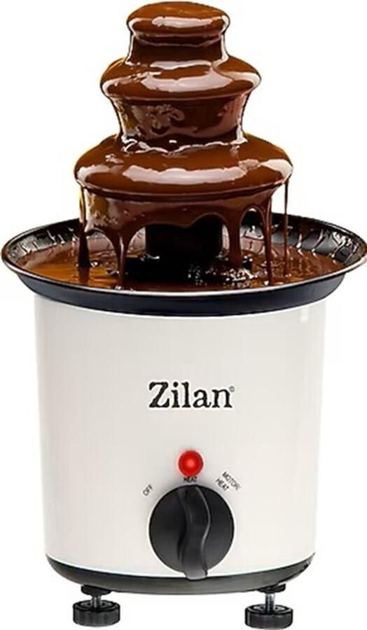 Zilan ZLN2144 Luxe Chocoladefontein – Chocolade fondue 200 ml – 30W – Max. 80 °C – Compact & Energiezuinig – Perfect voor Feest Fondue & Romantische Avonden – Eenvoudig Schoon te Maken