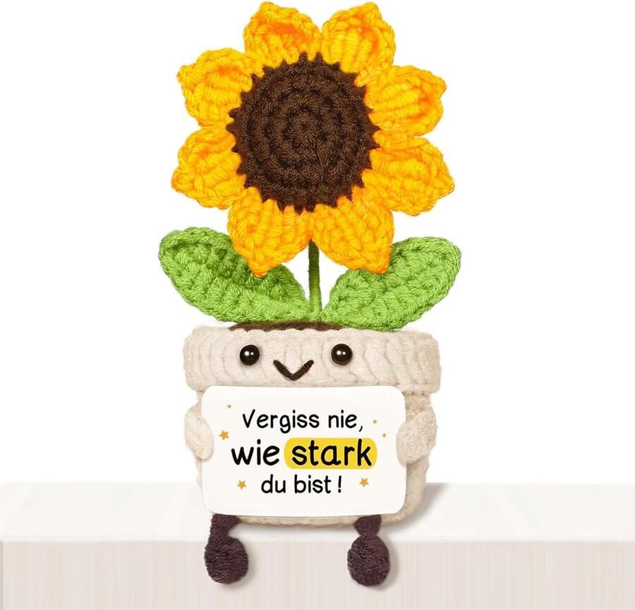 Zonnebloem met kaart