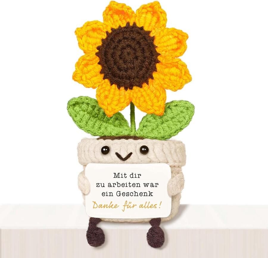 Zonnebloem met kaart