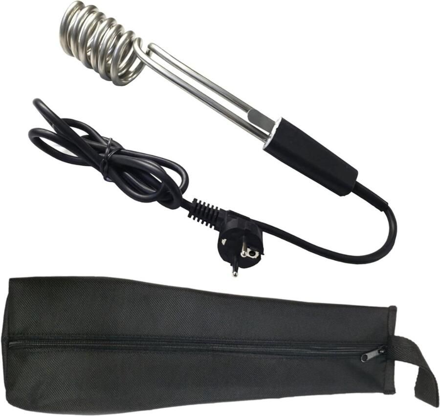 ZRNS Dompelaar Waterkoker voor op Reis Met Thermometer 1600 Watt 230 V