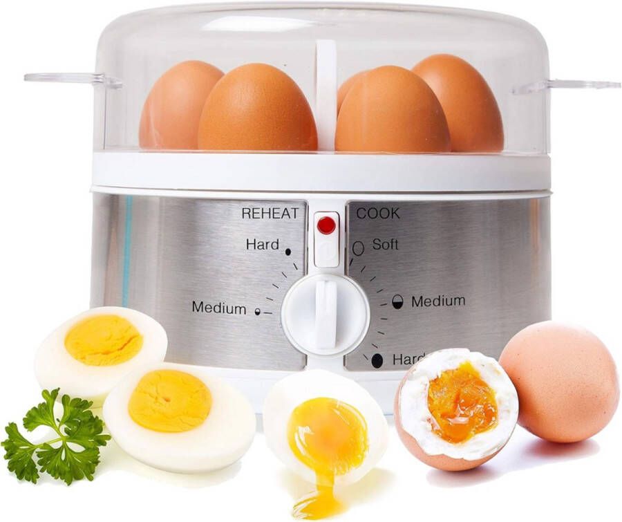 ZRSS Eierkoker met timer Eierwekker Hardgekookt Zachtgekookt of halfzacht