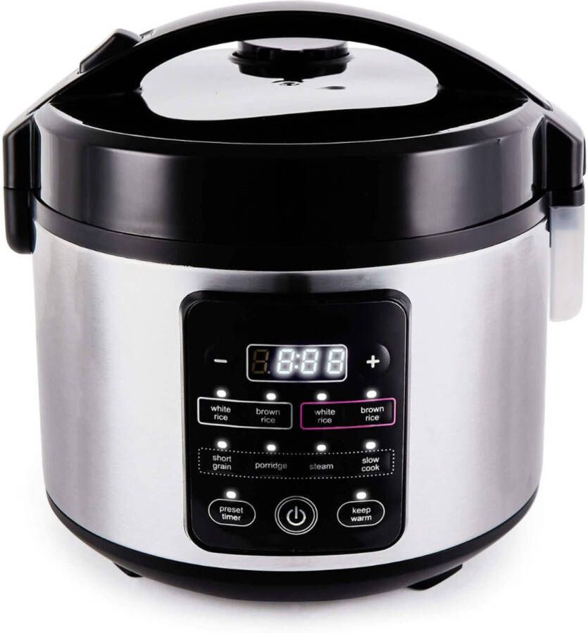 ZRSS Rijstkoker Multicooker Slowcooker Ricecooker Warmhoudfunctie Anti aanbaklaag