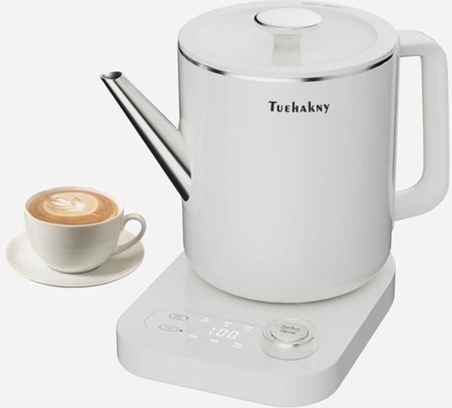 Zwanenhals Waterkoker 1 0 L 800W 304 Roestvrij Staal Wit