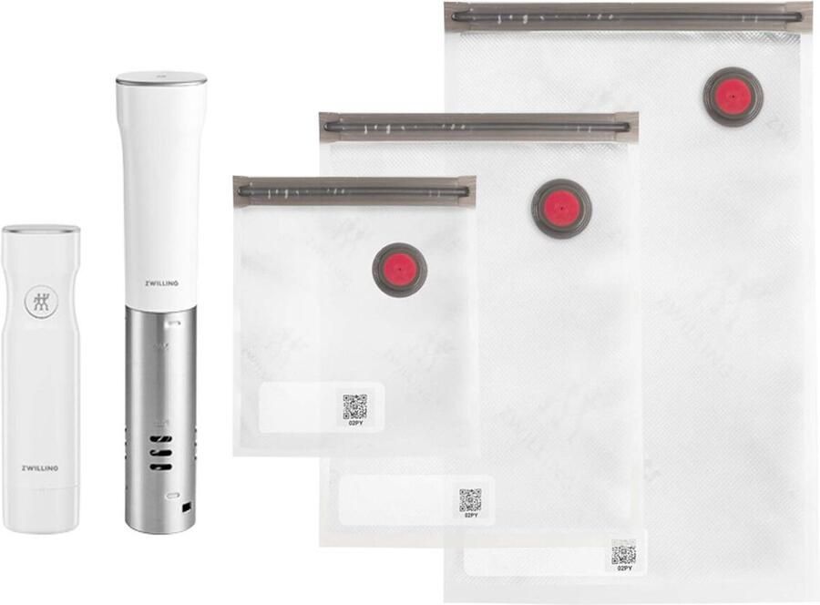 Zwilling Frech & Save Sous Vide Stick Vacuümpomp Herbruikbare Vacuümzakken