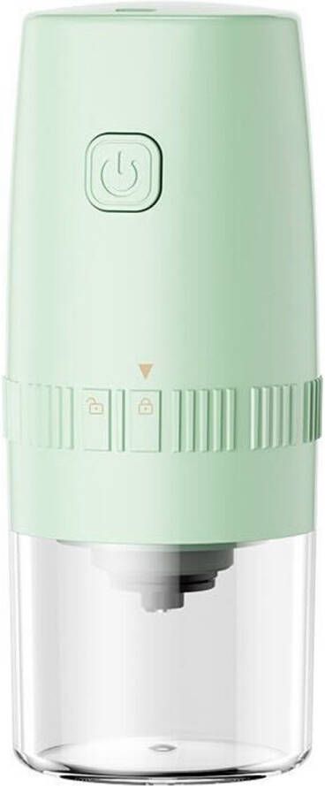 ZYLARO Elektrische Koffiemolen Koffiebonen Maler Vintage keramische maalbeweging niet messen Groen