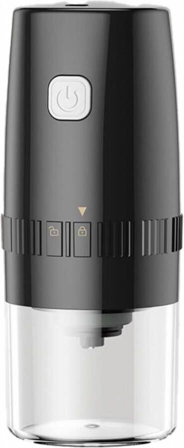 ZYLARO Elektrische Koffiemolen Koffiebonen Maler Vintage keramische maalbeweging niet messen Zwart