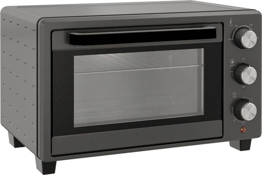 ZYLARO mini oven Vrijstaande Elektrische Oven 21L 1400W Grijs