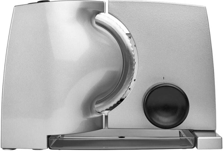 Zylo Vleessnijmachine Snijmachine Allessnijder -Vleessnijmachine Voor Thuis Universeel Instelbaar 0-15mm 34x23x24cm Zilver