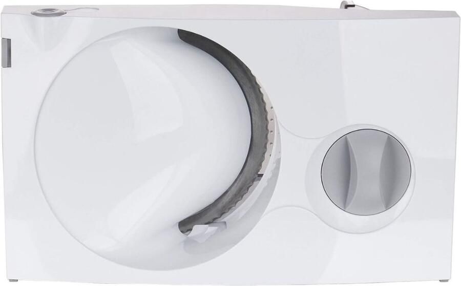 Zylo Vleessnijmachine Snijmachine Allessnijder -Vleessnijmachine Voor Thuis Universeel Instelbaar 0-15mm 34x23x24cm Zilver