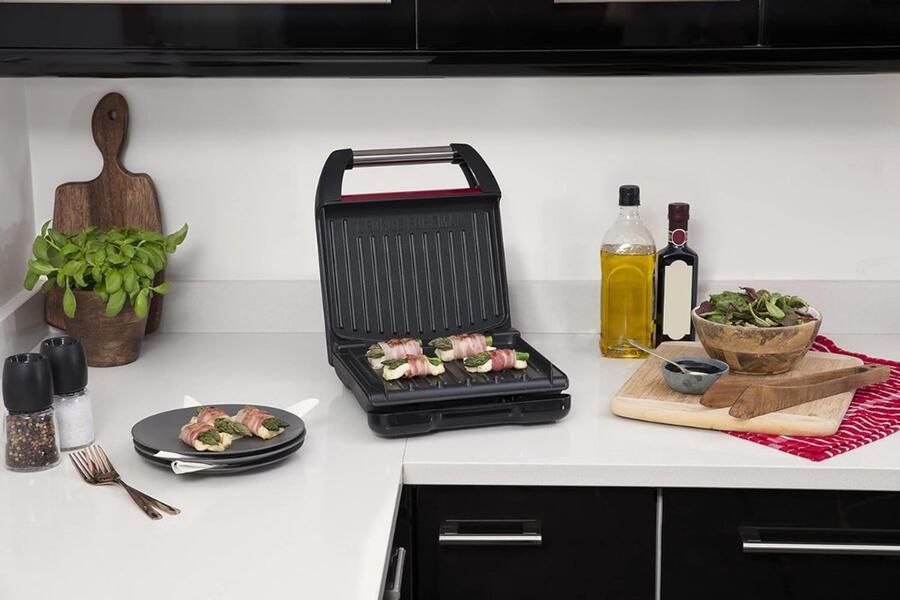 Zyrex Contactgrill Met Uitneembare Platen Contactgrill Multi Grill Rood Zwart- 27cm x 11cm x 35cm; ‎2.86kg