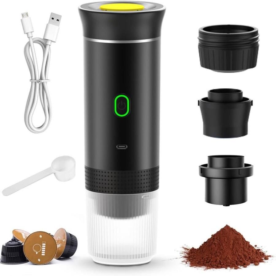 Zyrex Draagbare Koffiemachine Blender To Go Draagbare Blender ‎9cm x 9cm x 21cm