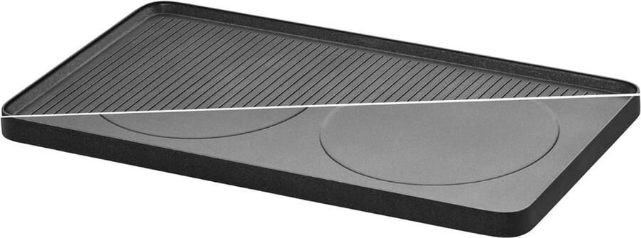 Zyrex Gourmetstel Gourmet Gourmetplaat Zwart ‎58 x 30x 20cm