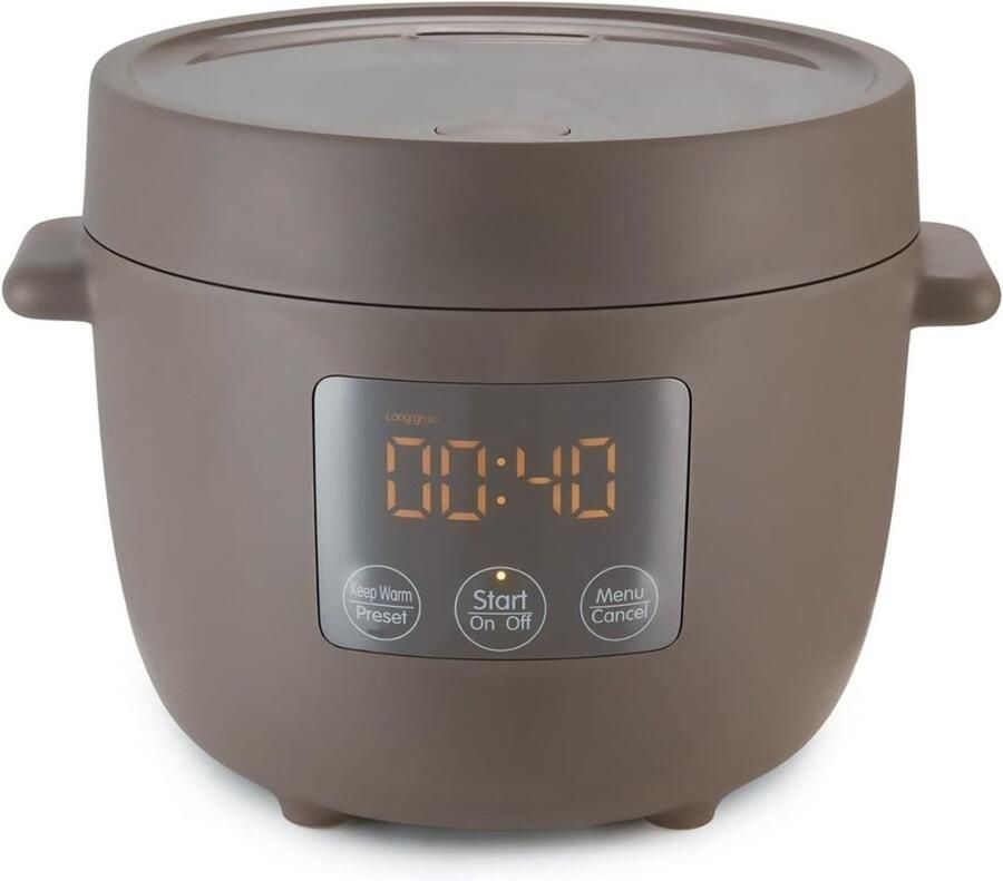 Zyrex Rijstkoker klein Rijstkoker Rijstkokers Kiezelgrijs ‎24cm x 27cm x 20cm