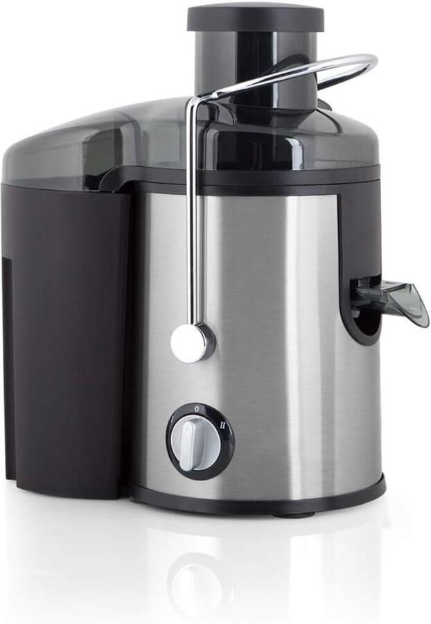 Zyrex Sapcentrifuges Groenten En Fruit – Slowjuicer Met 2 Snelheden – Sapcentrifuge 600ml Zwart 17cmx 31cm x 30cm