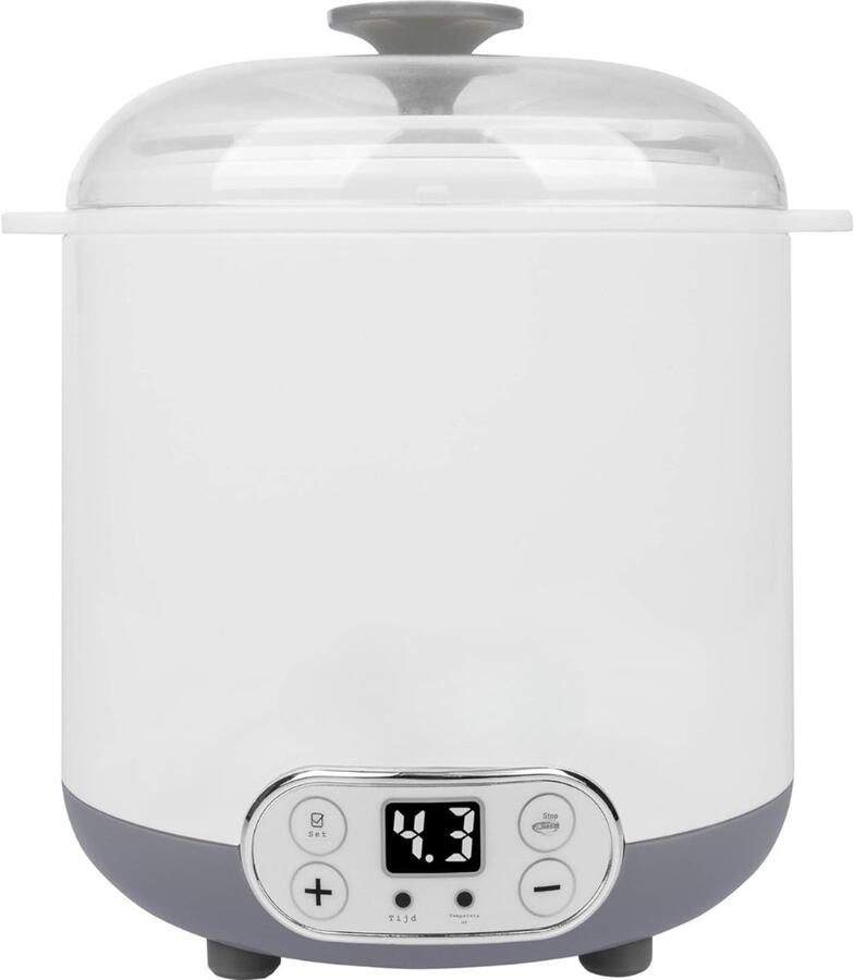 Zyrex Yoghurtmaker Citruspers Ijsmachine Wit Grijs 17cm x 20cm x 22cm