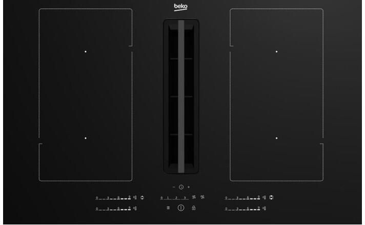 Beko HIXI84700UP Selective Line Inductie kookplaat Zwart - Foto 2