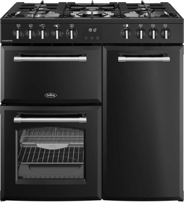 Belling FARMHOUSE 90DF BLK Zwart