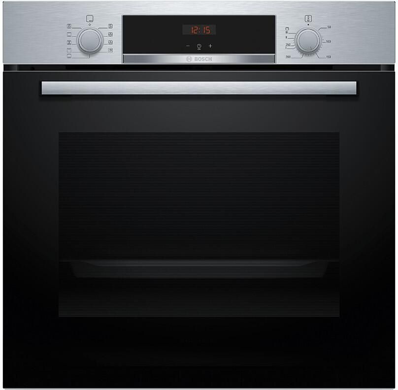 Bosch HBA514BS3 Serie 4 Inbouwoven 71 l A+ RVS Eenvoudig te reinigen met hydrolyse RVS