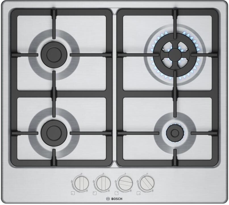 Bosch PGH6B5K90N Serie 4 Gaskookplaat Inbouw 60 cm