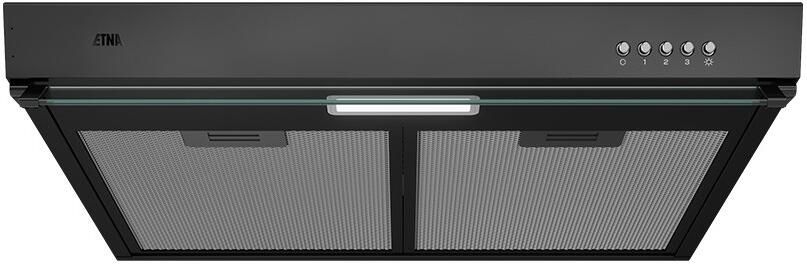 ETNA AO860ZT Afzuigkap Onderbouwmodel 60 cm Zwart Energielabel A 3 Snelheden LED spot Druktoetsen Geschikt voor recirculaite en afvoer naar buiten - Foto 3