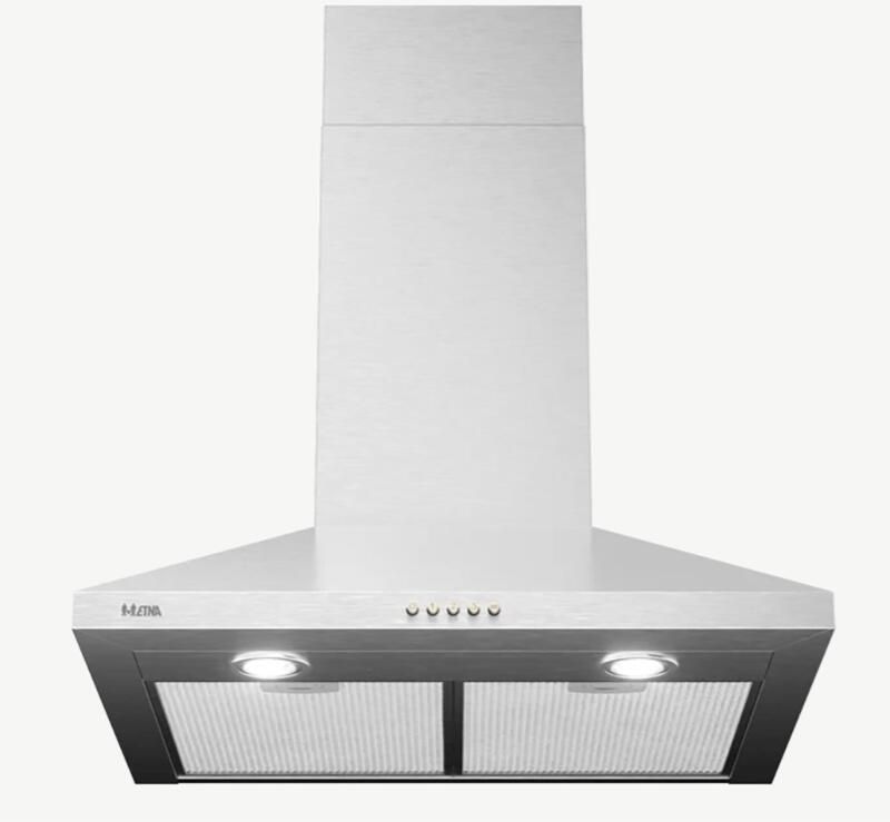 ETNA AP460RVS Schouwkap RVS 60cm Energielabel C 3 snelheden geschikt voor afvoer naar buiten en recirculatie afvoer aan bovenzijde - Foto 2