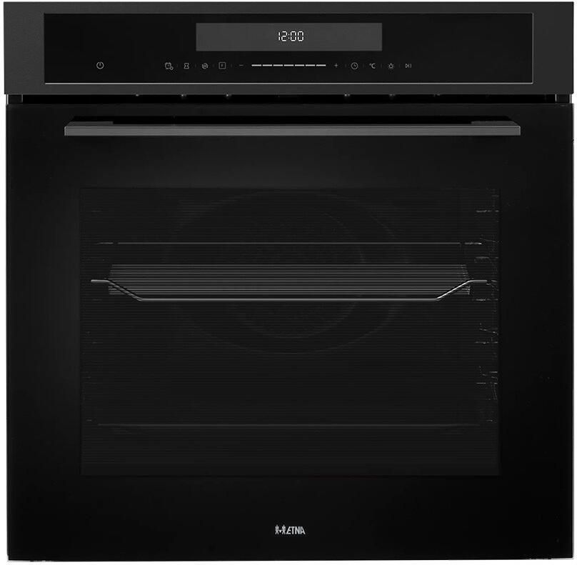 ETNA OM670MZ Oven multifunctioneel Matzwart 60cm Turbo-hetelucht 30-250°C 72 Liter Grill