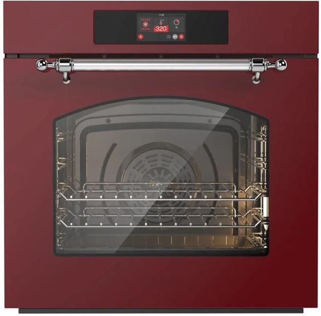 Ilve Oven 60 cm A+ clas 30 320 graden Rood Chroom Inbouw - Foto 2