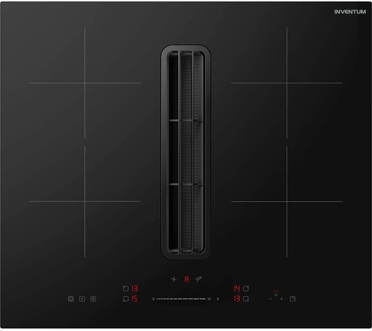 Inventum IKA6035 4 kookzones booster functie afzuigsysteem met 15 snelheden