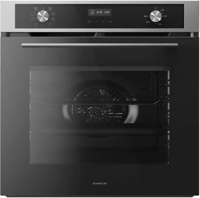 Inventum IOM6072RK Inbouw combi-oven Multifunctioneel Grill 72 liter 60 cm hoog Tot 250 graden Zwart RVS - Foto 2