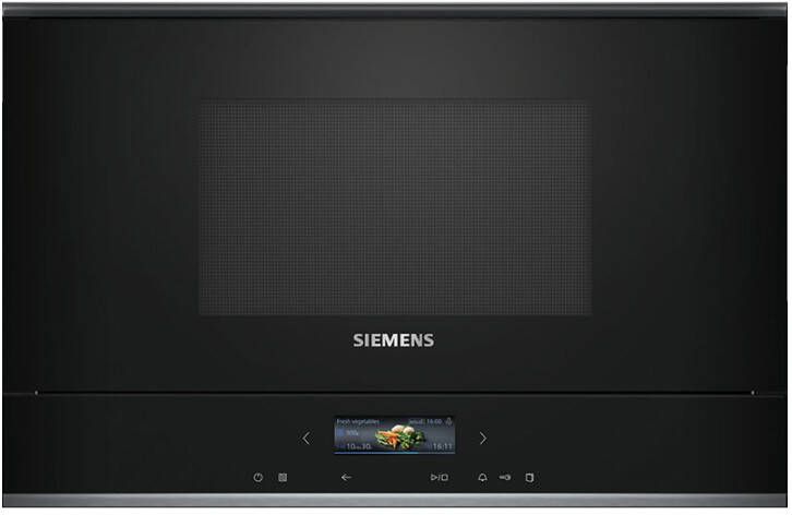 Siemens iQ700 BF722L1B1 Ingebouwd Solo-magnetron 21 l 900 W Touch Zwart - Foto 4