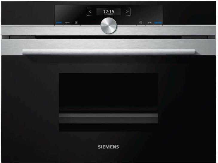 Siemens iQ700 CD634GAS0 oven Elektrische oven 38 l 1750 W Zwart Roestvrijstaal - Foto 2