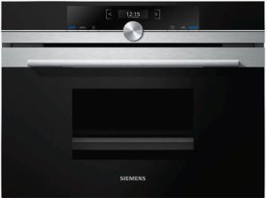 Siemens iQ700 CD634GAS0 oven Elektrische oven 38 l 1750 W Zwart Roestvrijstaal