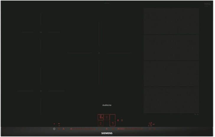 Siemens iQ700 EX877LVV5E kookplaat Zwart Ingebouwd Inductiekookplaat zones 5 zone(s)