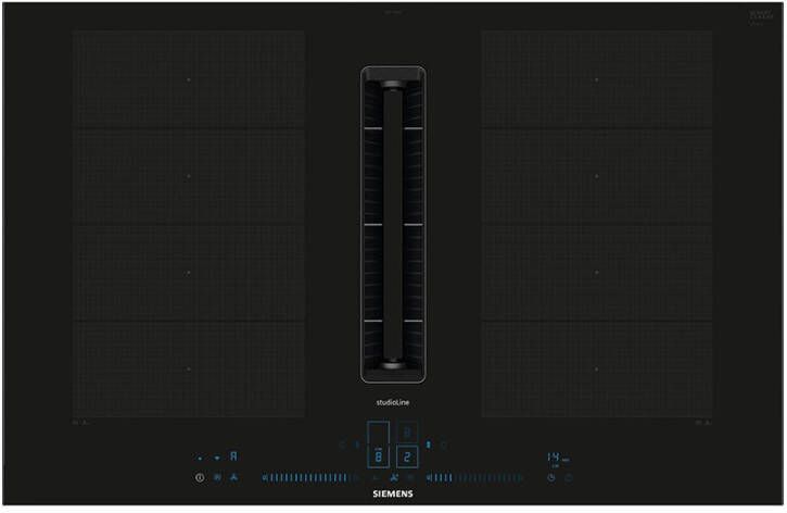 Siemens EX877NX68E Zwart Ingebouwd 80 cm Inductiekookplaat zones Glaskeramiek 4 zone(s)