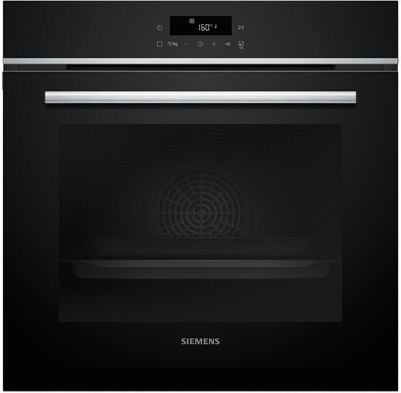 Siemens HB572ABS3 iQ300 Inbouwoven 71 l Air fry Eenvoudig te reinigen: pyrolyse + hydrolyse Inox