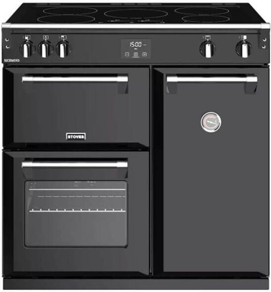 Stoves Richmond S900EI Vrijstaand fornuis Inductiekookplaat zones Antraciet A