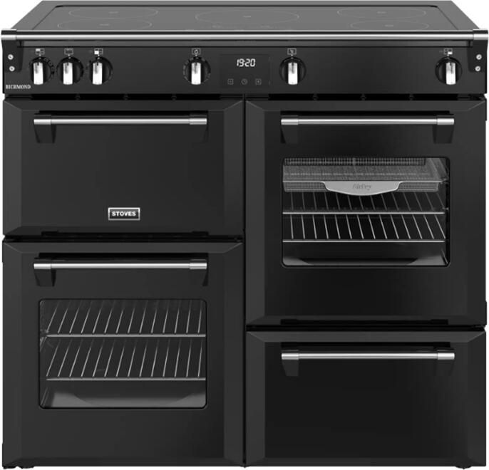 Stoves Richmond 100 Ei Zwart