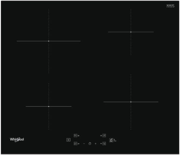 Whirlpool WS Q2760 BF Inbouw Inductiekookplaat Zwart - Foto 1