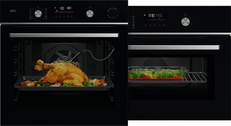 AEG OR6PB52WSB SteamCrisp + OK6NK50WB CombiQuick